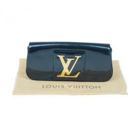 مملوكة مسبقًا حقيبة يد لوي فيتون جلد لامع بلو نويت