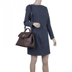 مملوكة مسبقًا Louis Vuitton Damier Ebene Canvas Bergamo Satchel MM