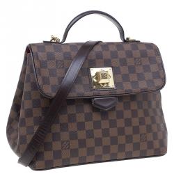 مملوكة مسبقًا Louis Vuitton Damier Ebene Canvas Bergamo Satchel MM