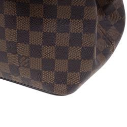 مملوكة مسبقًا Louis Vuitton Damier Ebene Canvas Bergamo Satchel MM