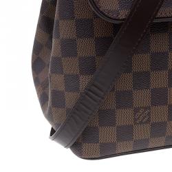 مملوكة مسبقًا Louis Vuitton Damier Ebene Canvas Bergamo Satchel MM