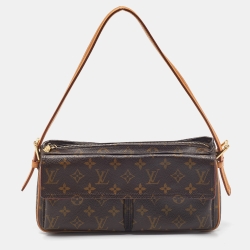Viva Cité Cloth Handbag Louis Vuitton Brown In Cloth