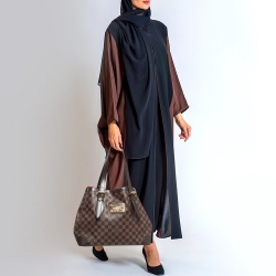 Pre Owned حقيبة لوي فيتون هامبستيد كانفاس دامييه أيبين MM