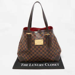 Pre Owned حقيبة لوي فيتون هامبستيد كانفاس دامييه أيبين MM