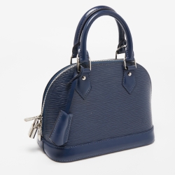 Pre Owned Louis Vuitton Indigo Epi Leather Alma BB Bag