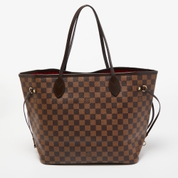 Louis Vuitton Damier Ebene Canvas Neverfull MM Bag