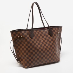 Louis Vuitton Damier Ebene Canvas Neverfull MM Bag