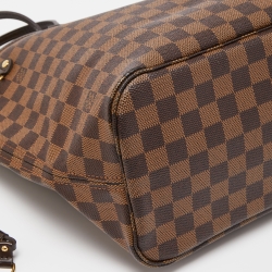 Louis Vuitton Damier Ebene Canvas Neverfull MM Bag
