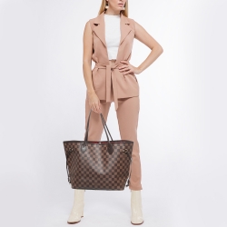Louis Vuitton Damier Ebene Canvas Neverfull MM Bag