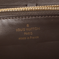 مملوكة مسبقًا Louis Vuitton Galet Taurillon Leather Capucines Wallet