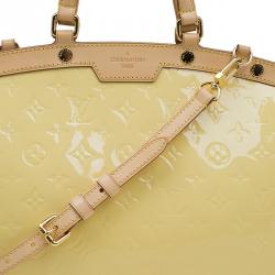 Pre Owned Louis Vuitton Vert Impression Monogram Vernis Brea MM Bag