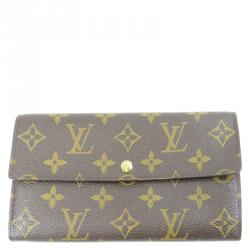 Louis Vuitton Monogram Canvas Sarah Continental Wallet