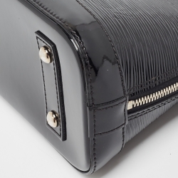 Pre Owned Louis Vuitton Black Electric Epi Leather Alma BB Bag