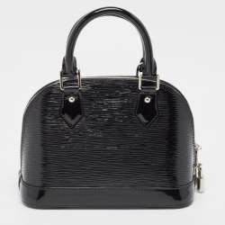Pre Owned Louis Vuitton Black Electric Epi Leather Alma BB Bag