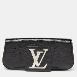 Louis Vuitton GHW Nude Vernis Leather Clutch - The Lux Portal