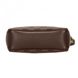 Pre Owned Louis Vuitton Damier Ebene Trousse Pochette