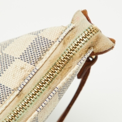 Pre Owned Louis Vuitton Damier Azur Canvas Pochette Accessories