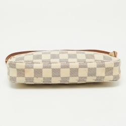 Pre Owned Louis Vuitton Damier Azur Canvas Pochette Accessories