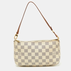 AUTHENTIC Louis Vuitton Shirley Clutch White Multicolor PREOWNED (WBA9 –  Jj's Closet, LLC