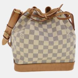 LOUIS VUITTON Large Noe Damier Azur Shoulder Bag