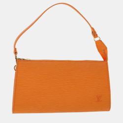 Louis Vuitton Orange EPI Pochette Accessoires NM