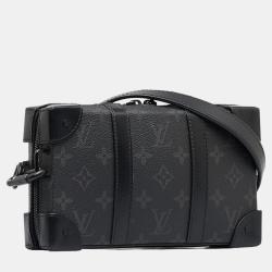 Black Louis Vuitton Monogram Eclipse Soft Trunk Wallet Crossbody