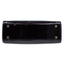 Pre Owned Louis Vuitton Amarante Monogram Vernis Brea GM