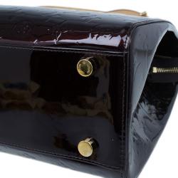 Pre Owned Louis Vuitton Amarante Monogram Vernis Brea GM