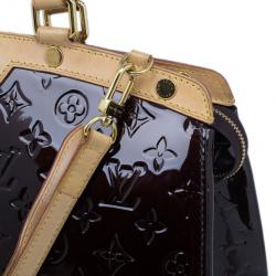 Pre Owned Louis Vuitton Amarante Monogram Vernis Brea GM