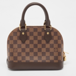 Pre Owned Louis Vuitton Damier Ebene Canvas Alma BB Bag