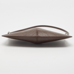 مملوكة مسبقًا Louis Vuitton Moka Epi Leather Demi Lune Pochette Bag