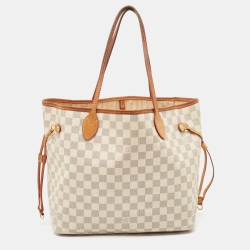 Louis Vuitton Damier Azur Canvas Neverfull MM Bag