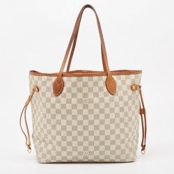 Louis Vuitton Damier Azur Canvas Neverfull MM Bag