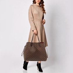 Louis Vuitton Damier Ebene Canvas Neverfull GM Bag