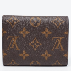 Louis Vuitton Aurore Monogram Canvas Victorine Compact Wallet