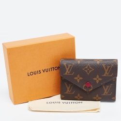 Louis Vuitton Aurore Monogram Canvas Victorine Compact Wallet