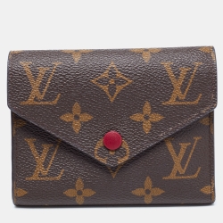 Louis Vuitton Aurore Monogram Canvas Victorine Compact Wallet