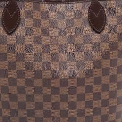 Louis Vuitton Damier Ebene Canvas Neverfull MM Bag