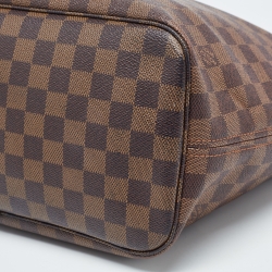 Louis Vuitton Damier Ebene Canvas Neverfull MM Bag
