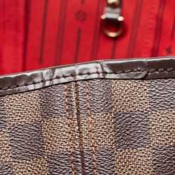 Louis Vuitton Damier Ebene Canvas Neverfull MM Bag