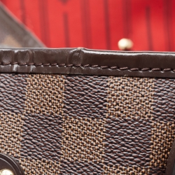 Louis Vuitton Damier Ebene Canvas Neverfull MM Bag