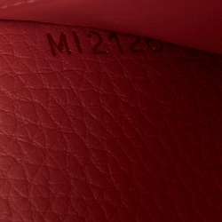 Pre Owned Louis Vuitton Rose Tourmaline Taurillon Leather and Python Capucines Wallet