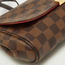 Pre Owned Louis Vuitton Damier Ebene Canvas Favorite MM Bag