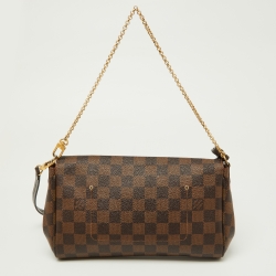 Pre Owned Louis Vuitton Damier Ebene Canvas Favorite MM Bag