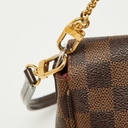 Pre Owned Louis Vuitton Damier Ebene Canvas Favorite MM Bag