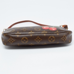 Pre Owned Louis Vuitton Monogram Canvas Cerises Print Accessories Pochette 