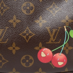 Pre Owned Louis Vuitton Monogram Canvas Cerises Print Accessories Pochette 