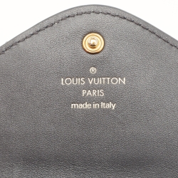 Louis Vuitton Black Leather Love Lock New Wave Long Wallet