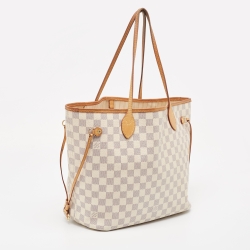 Louis Vuitton Damier Azur Canvas Neverfull MM Bag