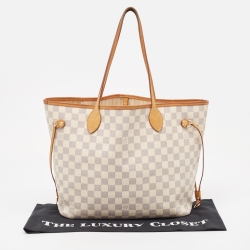 Louis Vuitton Damier Azur Canvas Neverfull MM Bag